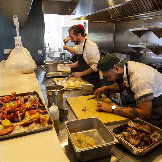 Little Fox - Chefs Cooking in the Kitchen